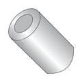 Newport Fasteners Round Spacer, #6 Screw Size, Plain Aluminum, 3/16 in Overall Lg, 0.140 in Inside Dia 234098